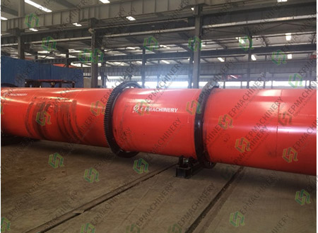 On-site installation of drum dryer