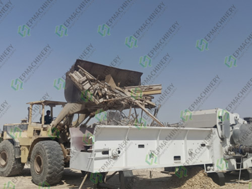 1TPH charcoal briquette machine for sale has finished installation and commissioning in Doha